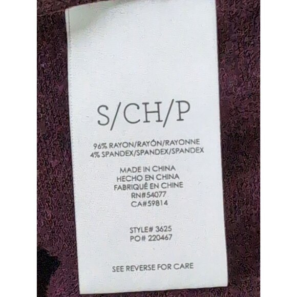 Cabi Hype Hoodie Womens S Burgundy Oversized Stretch Soft Casual Comfy Relax - Picture 10 of 11